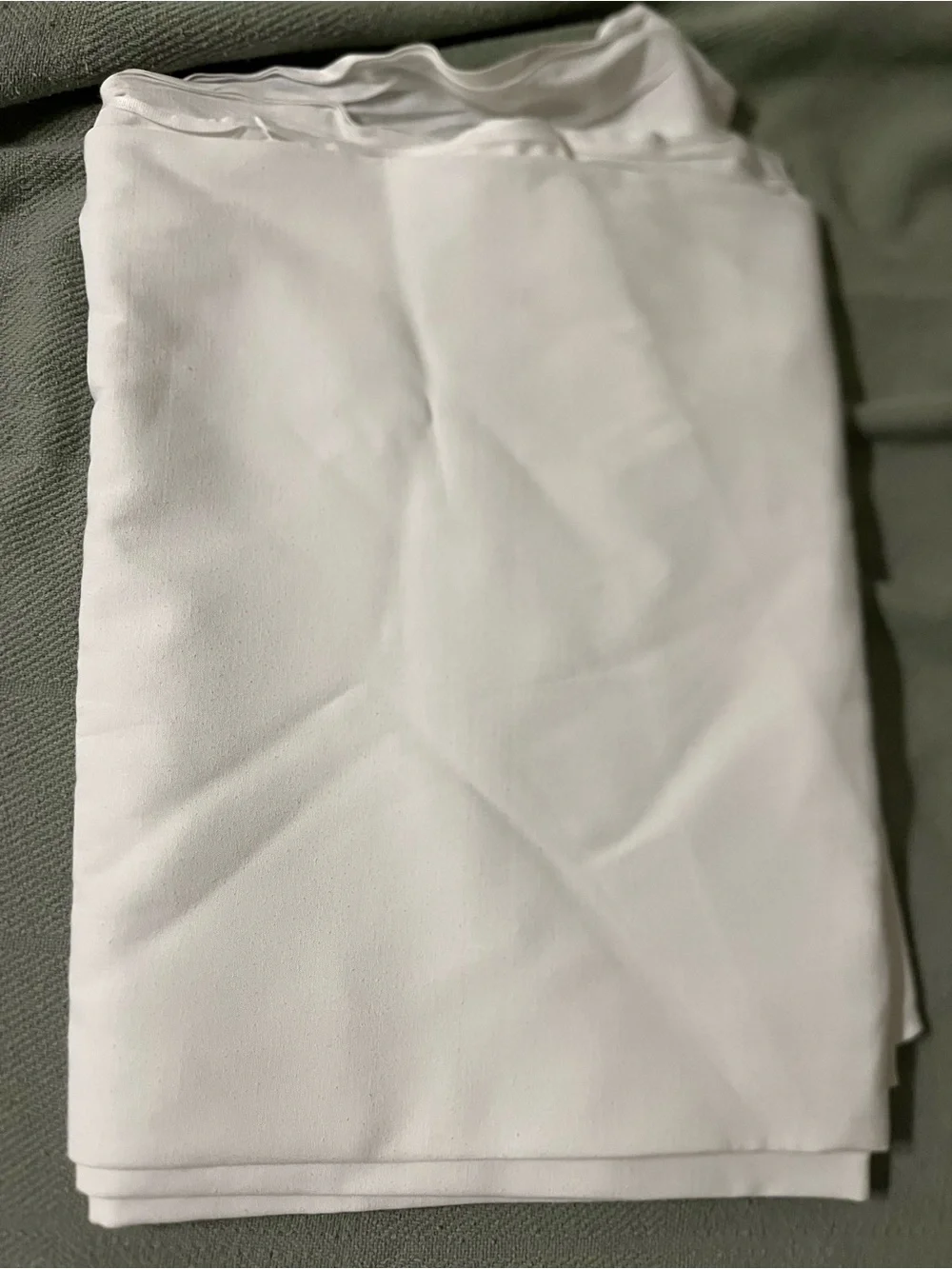 Twin Size White Bedsheet